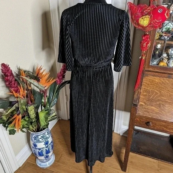 Moving Sale! 💘 lost + wander black high low ribbed Dress M. - Picture 2 of 3